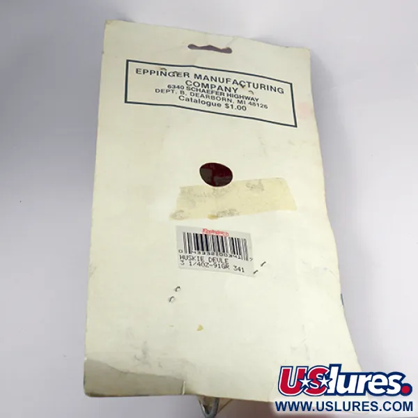 Eppinger Dardevle Huskie Devle Ondulante, Rosso, 94g, Nichel, #2471