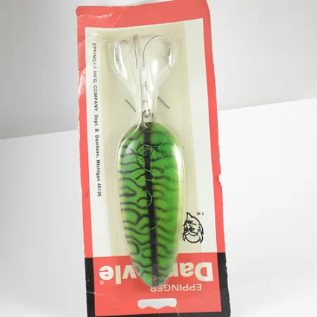 Eppinger Dardevle Huskie Junior Ondulante, Verde/Nickel, 58g, #2474