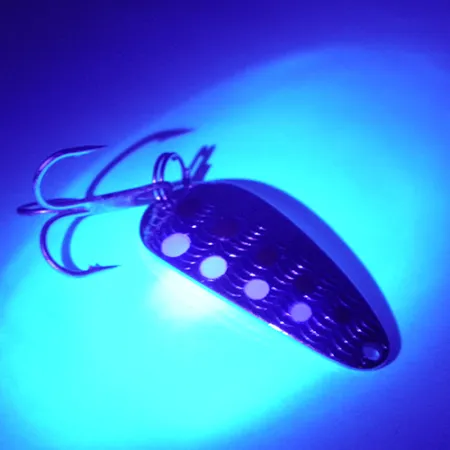 Acme Tornado Spoon Ondulante, Oro / Rosso / Bianco, 7g, UV, #2495