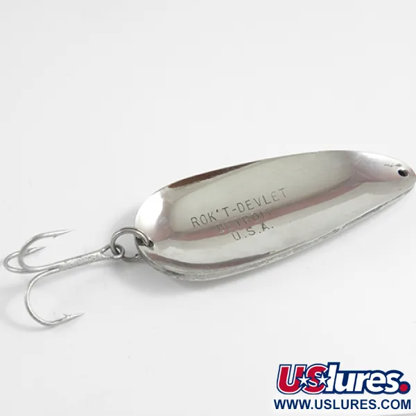 Dardevle Rok't Devlet Ondulante, Nichel, 35g, Lucido, #2505