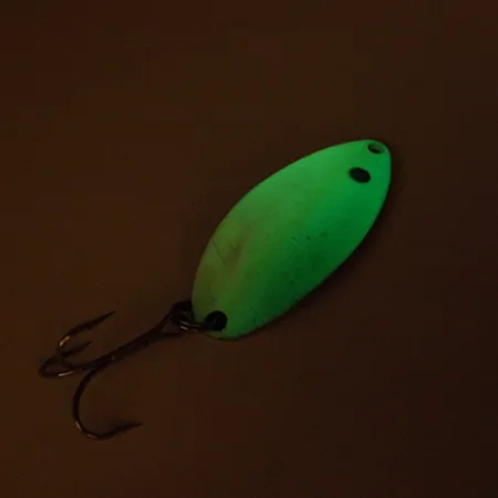 Acme Little Cleo Glow Cucchiaino, Nichel/Bianco/Glow, 11,5g, Glow, #2512