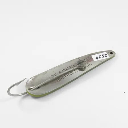 Weedless Dardevle Seadevle Imp Ondulante, Frog, 28g, antialga, #2534