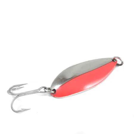 Luhr Jensen Lil' Kroc (Stubby) Ondulante, Nichel/Rosso, 21g, #2542