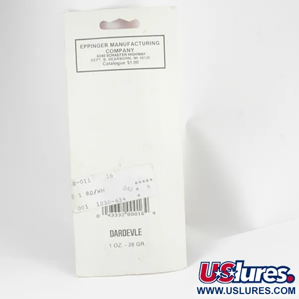 Eppinger Dardevle Ondulante, Rosso / Nickel / Avorio, 28g, #2557