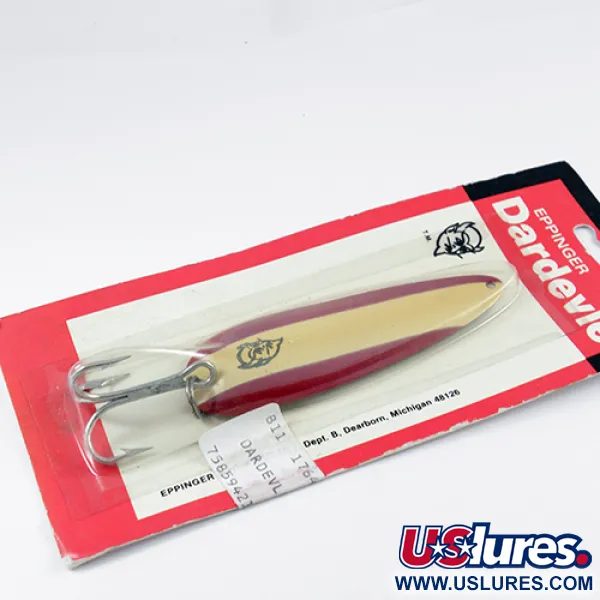 Eppinger Dardevle Ondulante, Rosso / Nickel / Avorio, 28g, #2557