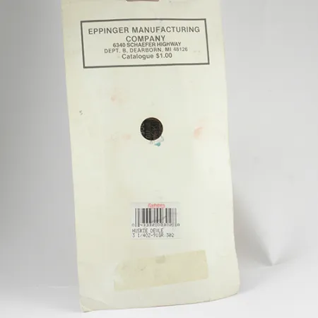 Eppinger Dardevle Huskie Devle Cucchiaino, Nero/Avorio, 91g, #2560