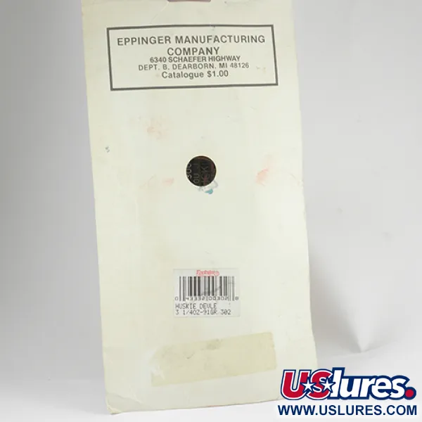 Eppinger Dardevle Huskie Devle Cucchiaino, Nero/Avorio, 91g, #2560