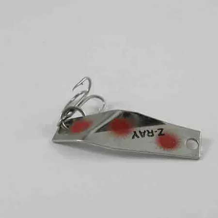 Z-RAY Lures Z-Ray Model 110 Cucchiaino, Nichel/Rosso, 1,5g, #2563