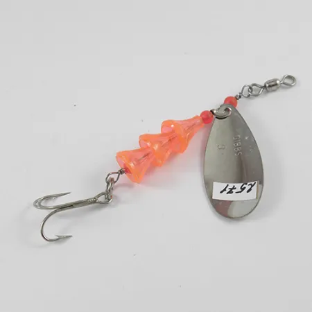 Gibbs Cucchiaino Rotante, Nickel, 7g, Perle Scanalate, #2571