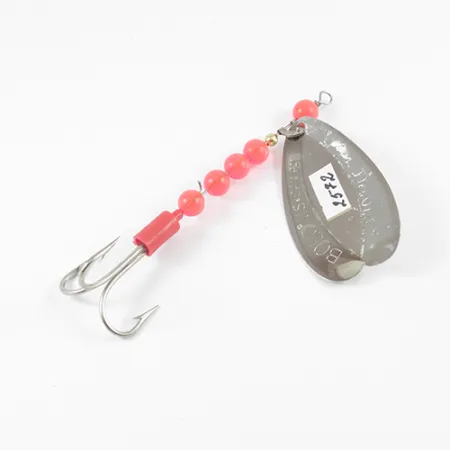 Spinner Luhr Jensen Les Davis Bolo, Nichel / Rosso, 9g, #2572