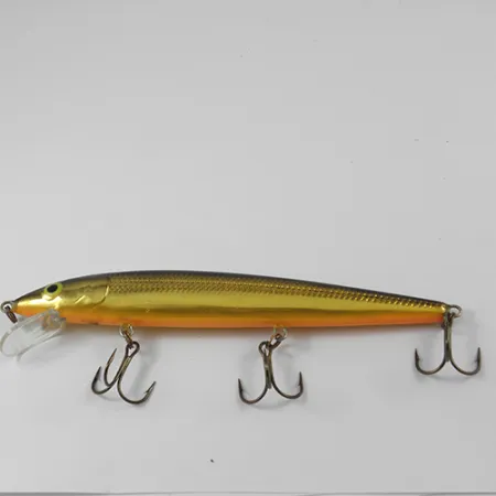 Rapala Original Floater Artificiale, Oro, 18g, Balsa, #2574