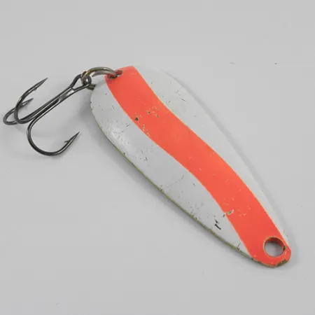 Len Thompson #2 Ondulante, Bianco/Arancio Fluo, 28g, Ottone, #2578