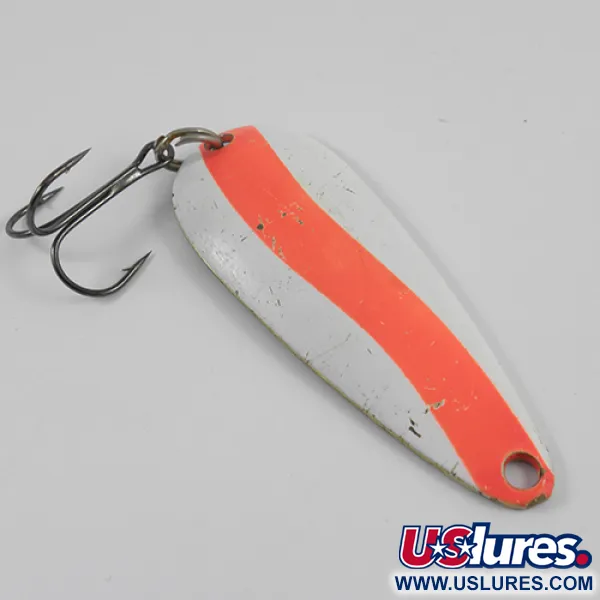 Len Thompson #2 Ondulante, Bianco/Arancio Fluo, 28g, Ottone, #2578