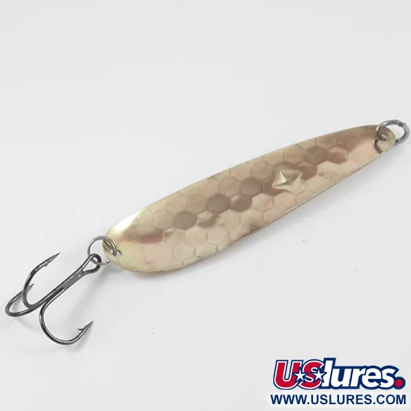 Luhr Jensen Diamond King 4 Cucchiaino, Oro martellato, 14g, #2588