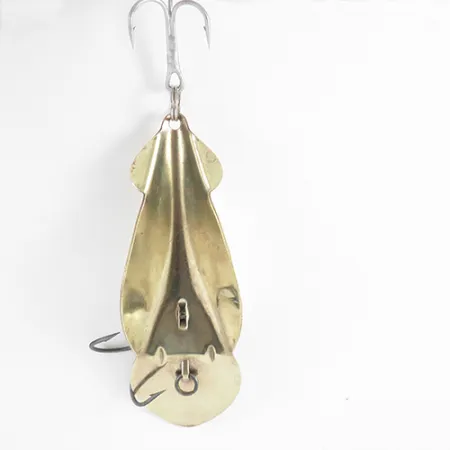 Buck Perry Spoonplug Ondulante, Ottone, 14g, Vintage, #2589