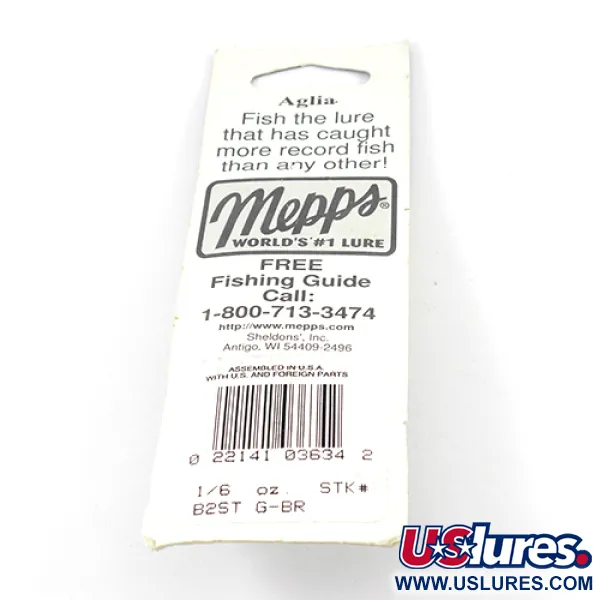 Mepps Aglia 2 Dressed Squirrel Tail Cucchiaino, Ottone, 4,7g, #2593