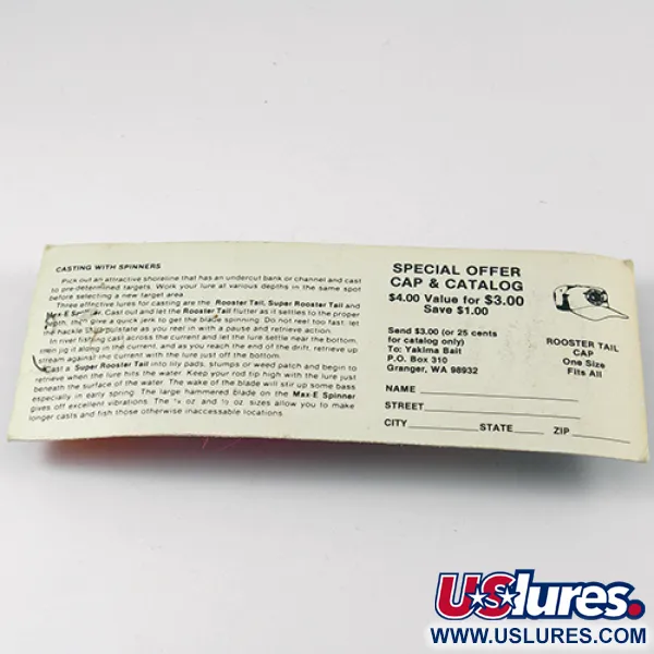 Worden’s Original Rooster Tail 6 Rotante, Argento/Rosa, 15g, #2597