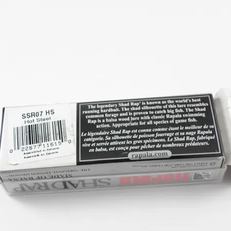 Rapala Shallow Shad Rap Artificiale, Persico, 7g, Balsa, #2613