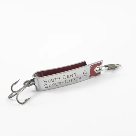 South Bend Super-Duper 501 Cucchiaino, Nichel, 2,3g, Vintage, #2635