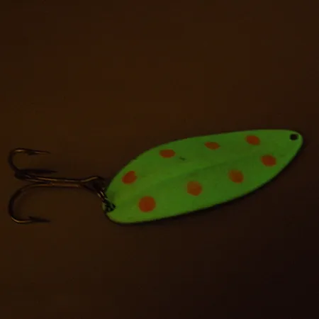 TODDCO Main liner Glow Ondulante, Glow White/Red/Nickel, 21g, #2662