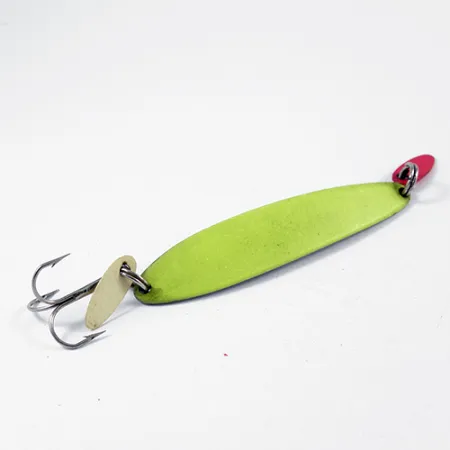 Bay de Noc Swedish pimple UV Jig, Nickel/Chartreuse UV, 21g, #2706