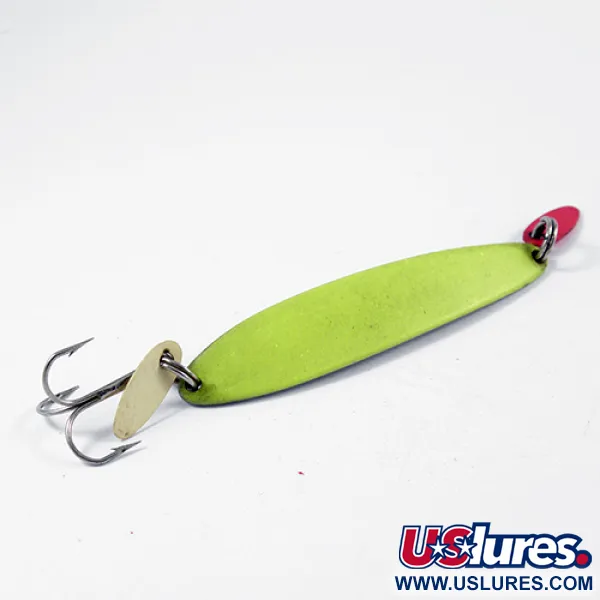 Bay de Noc Swedish pimple UV Jig, Nickel/Chartreuse UV, 21g, #2706