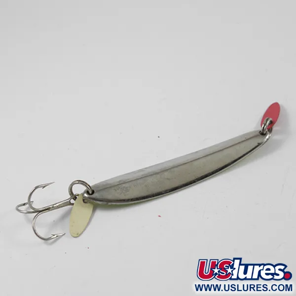 Bay de Noc Swedish pimple UV Jig, Nickel/Chartreuse UV, 21g, #2706