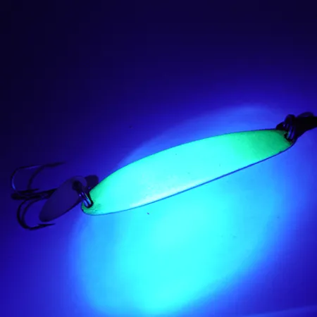 Bay de Noc Swedish pimple UV Jig, Nickel/Chartreuse UV, 21g, #2706