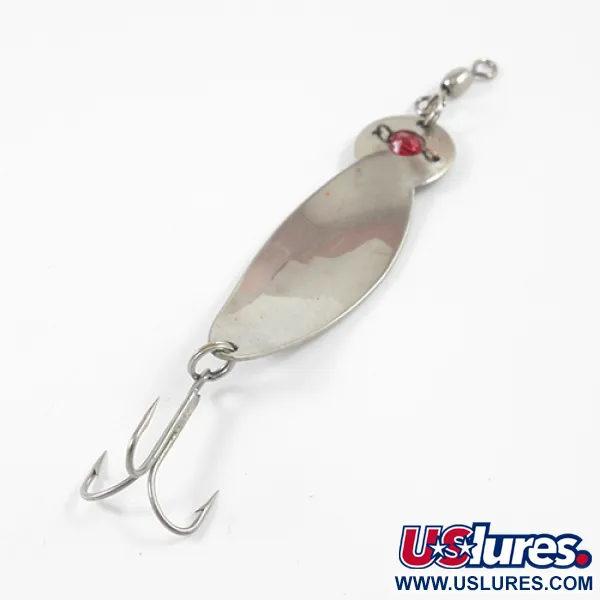 Lucky Strike One Eye Wiggler Ondulante, Nickel/Red Eye, 14g, #2709