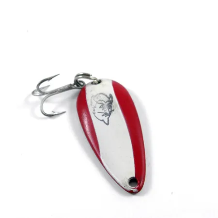 Ondulante Eppinger Dardevle Midget, Rosso/Bianco/Ottone, 6g, #2727