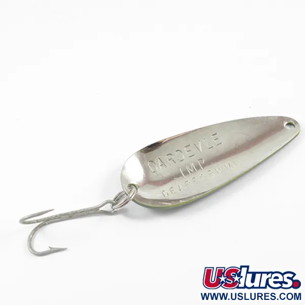 Eppinger Dardevle Imp Ondulante, Frog/Nickel, 11g, Logo Devil, #2741