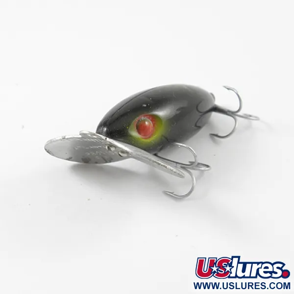 Atlantic Lures Frantic Antic Esca Topwater, Black/Silver, 6g, #2750