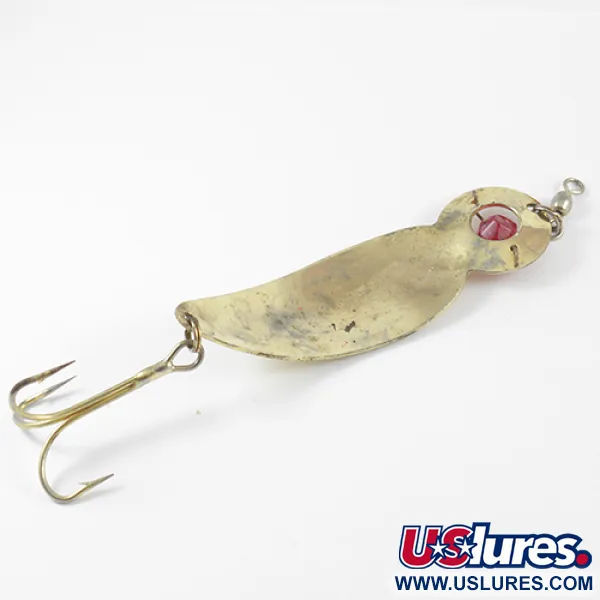 Lucky Strike One Eye Wiggler Ondulante, Oro / Rosso, 28g, Ottone, #2759