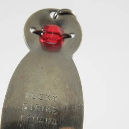 Lucky Strike One Eye Wiggler Ondulante, Nichel/Occhio rosso, 14g, #2761