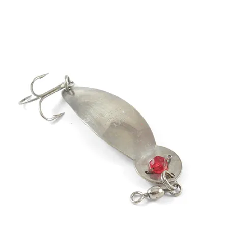 Lucky Strike One Eye Wiggler Ondulante, Nichel/Occhio rosso, 14g, #2761