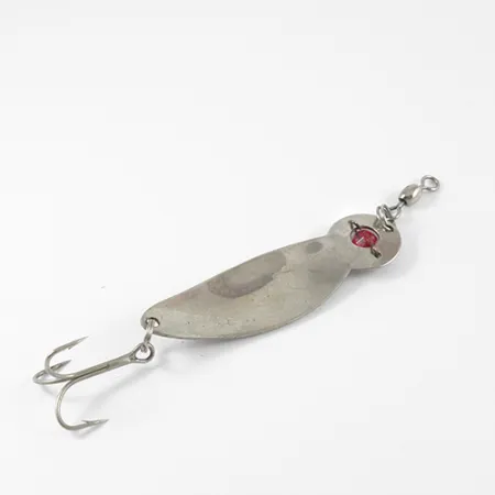 Lucky Strike One Eye Wiggler Ondulante, Nichel/Occhio rosso, 14g, #2761