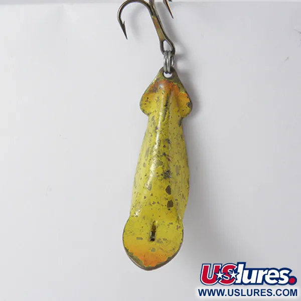 Buck Perry Spoonplug Cucchiaino, Giallo / Glitter, 4g, Struttura, #2781