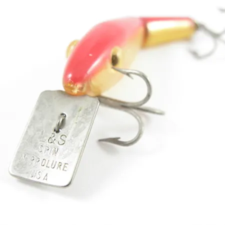 MirrOlure Esca Snodata, Oro / Rosso, 4g, Vintage USA, #2791