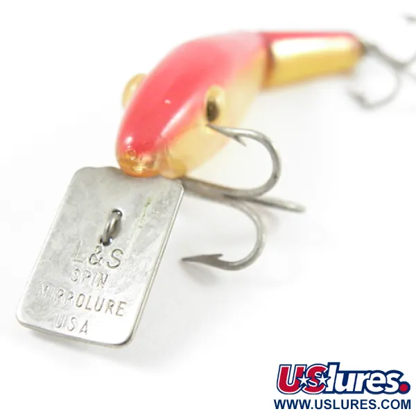 MirrOlure Esca Snodata, Oro / Rosso, 4g, Vintage USA, #2791
