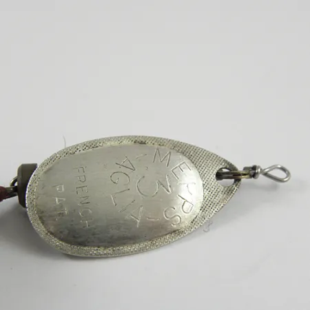 Mepps Aglia 3 dressed Cucchiaino, Nichel, 7,3g, Amo piumato, #2793