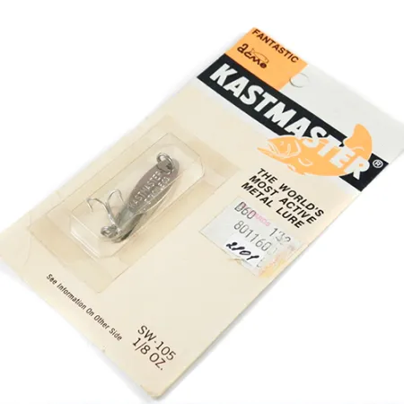 Acme Kastmaster Cucchiaino, Argento, 3,5g, Aerodinamico, #2801