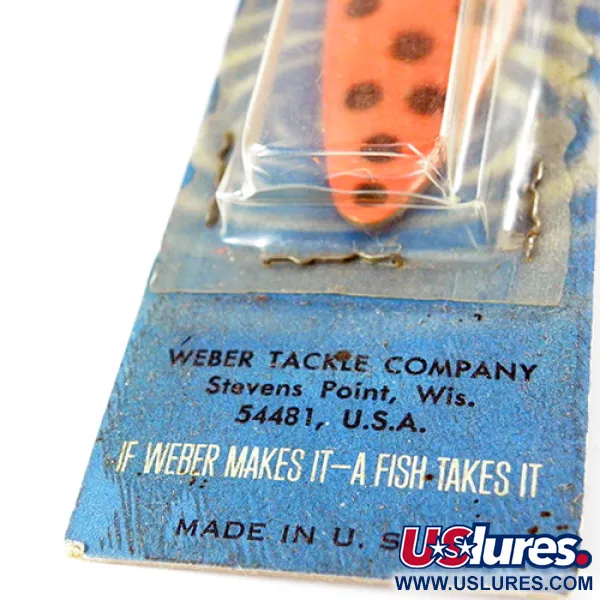 Weber Spoon Ondulante, Rosso / Nero, 11g, Vintage OVP, #2802