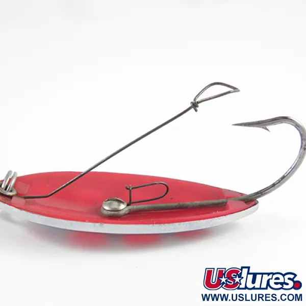 South Bend Sun Spot Ondulante, Nichel / Rosso, 14g, antialga, #2807