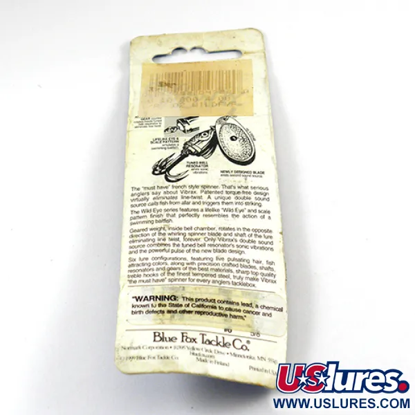 Blue Fox Vibrax Wild Eye Cucchiaino, Oro, 4g, Wild Eye, #2810