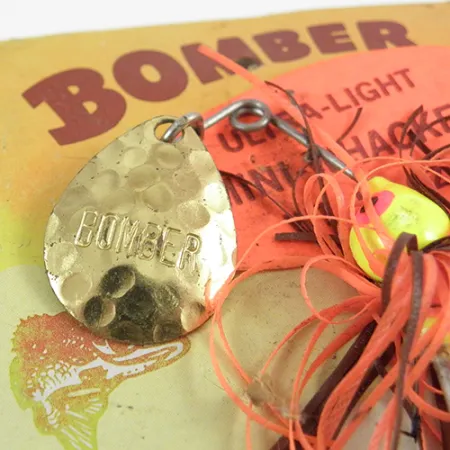 Bomber Bushwhacker Spinnerbait, Ottone, 7g, Pala Martellata, #2809
