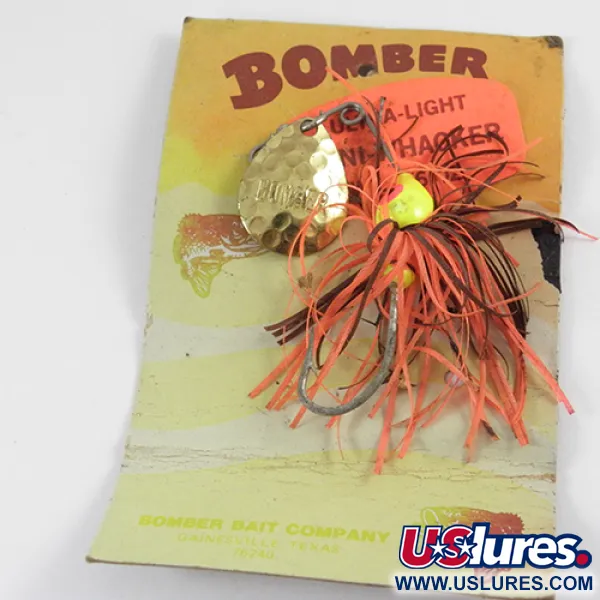 Bomber Bushwhacker Spinnerbait, Ottone, 7g, Pala Martellata, #2809