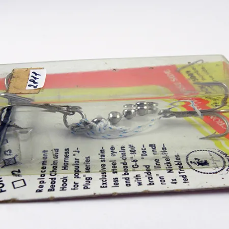 Luhr Jensen Hook Harness Montatura, Nichel, 6g, Catena sfere, #2811