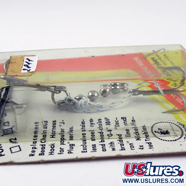 Luhr Jensen Hook Harness Montatura, Nichel, 6g, Catena sfere, #2811