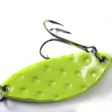 Gibbs KOHO Cucchiaino, Chartreuse, 14g, Trama martellata, #2813