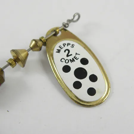 Mepps Comet 2 Dressed Cucchiaino, Ottone / Bianco, 4,5g, #2818